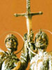 sculpture, Great Martyrs St. Borys and Glib, bronze