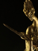 sculpture, Flute, bronze